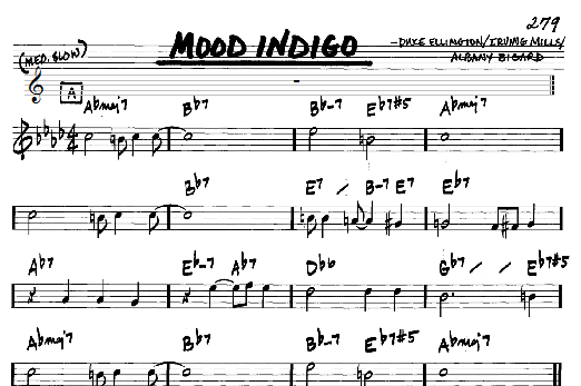 Mood Indigo (Real Book  Melody & Chords  C Instruments) von Duke Ellington