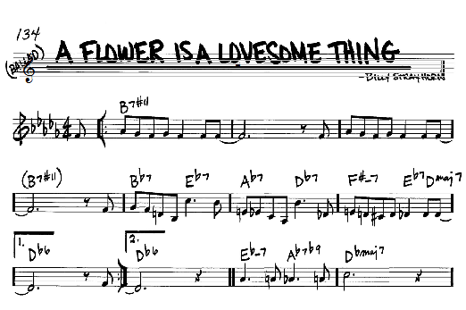 A Flower Is A Lovesome Thing (Real Book  Melody & Chords  C Instruments) von Billy Strayhorn