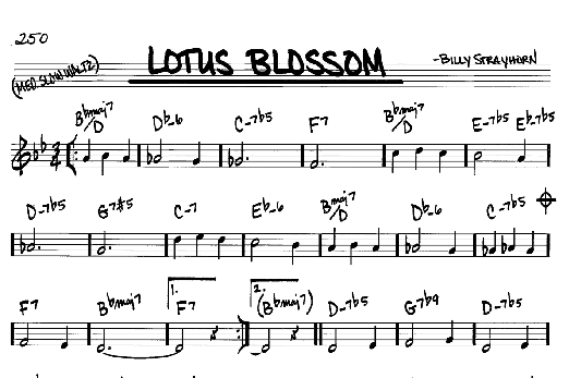 Lotus Blossom (Real Book  Melody & Chords  C Instruments) von Billy Strayhorn