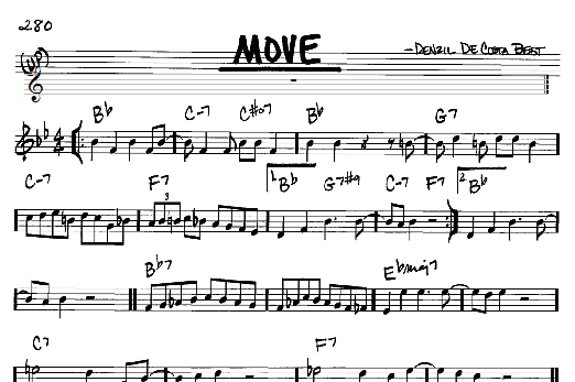 Move (Real Book  Melody & Chords  C Instruments) von Miles Davis