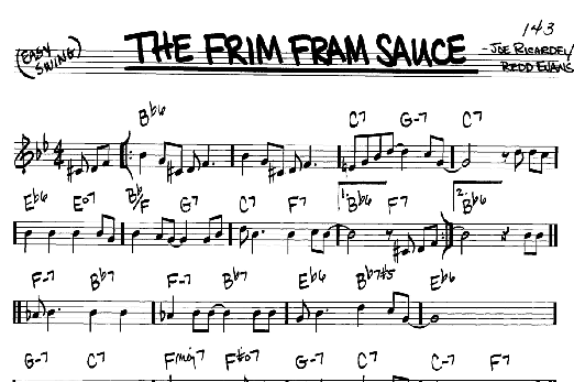 The Frim Fram Sauce (Real Book  Melody & Chords  C Instruments) von Nat King Cole