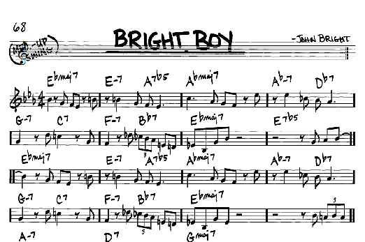 Bright Boy (Real Book  Melody & Chords  C Instruments) von John Bright