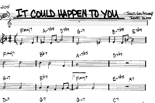 It Could Happen To You (Real Book  Melody & Chords  C Instruments) von Frank Sinatra