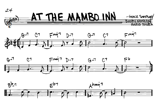 Mambo Jambo (Que Rico El Mambo) sheet music (real book - melody and chords)  (real book)