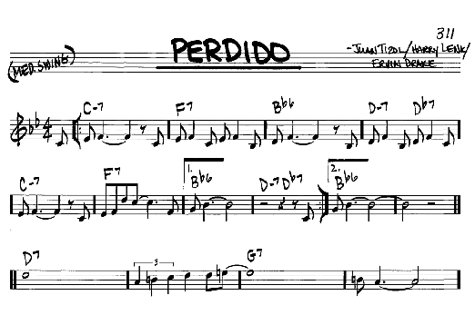 Perdido (Real Book  Melody & Chords  C Instruments) von Duke Ellington