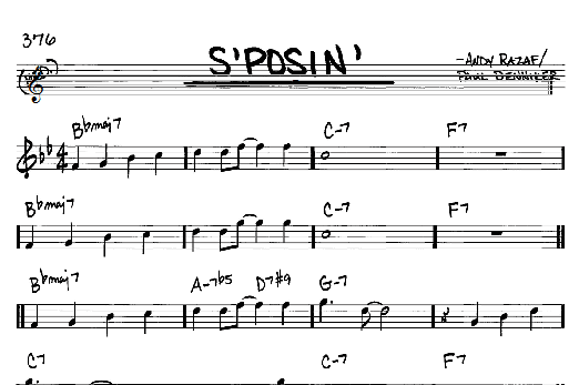 S'posin' (Real Book  Melody & Chords  C Instruments) von Frank Sinatra