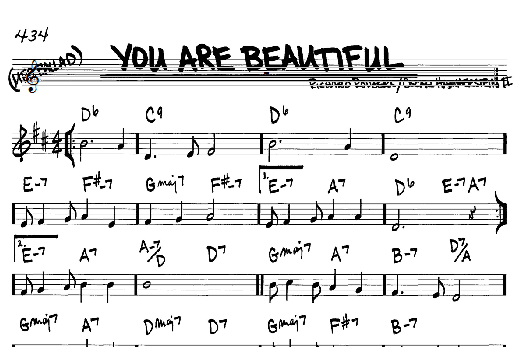 You Are Beautiful (Real Book  Melody & Chords  C Instruments) von Rodgers & Hammerstein