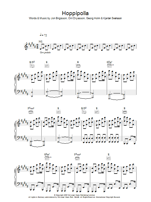 Hoppipolla () von Sigur Ros