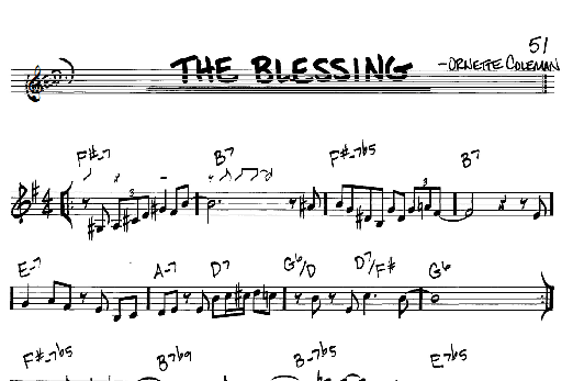 The Blessing (Real Book  Melody & Chords  C Instruments) von Ornette Coleman