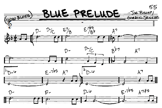Blue Prelude (Real Book  Melody & Chords  C Instruments) von Woody Herman