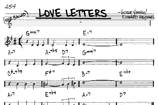 Love Letters (Real Book  Melody & Chords  C Instruments) von Edward Heyman