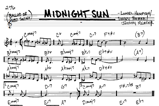 Midnight Sun (Real Book  Melody & Chords  C Instruments) von Lionel Hampton