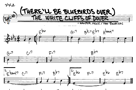 (There'll Be Bluebirds Over) The White Cliffs Of Dover (Real Book  Melody & Chords  C Instruments) von Walter Kent