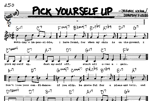 Pick Yourself Up (Real Book  Melody, Lyrics & Chords) von Jerome Kern