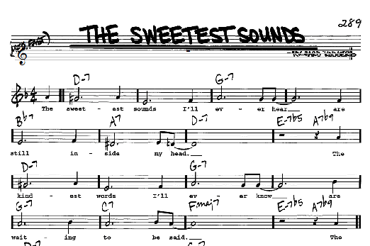 The Sweetest Sounds (Real Book  Melody, Lyrics & Chords) von Richard Rodgers