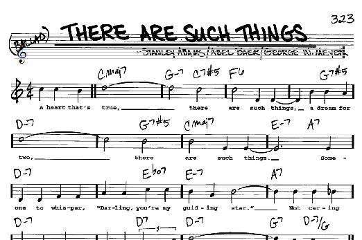 There Are Such Things (Real Book  Melody, Lyrics & Chords) von Frank Sinatra