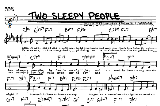 Two Sleepy People (Real Book  Melody, Lyrics & Chords) von Hoagy Carmichael