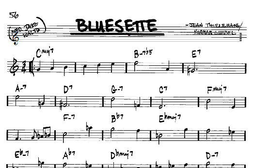 Bluesette (Real Book  Melody & Chords  Bb Instruments) von Toots Thielemans