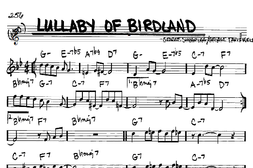 Lullaby Of Birdland (Real Book  Melody & Chords  Bb Instruments) von George Shearing