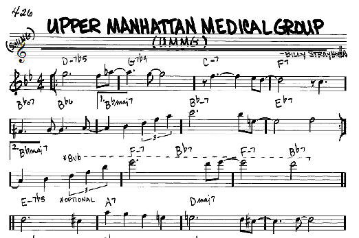 Upper Manhattan Medical Group (UMMG) (Real Book  Melody & Chords  Eb Instruments) von Billy Strayhorn