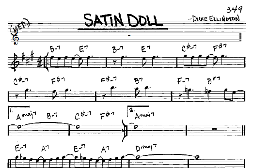 Satin Doll (Real Book  Melody & Chords  Eb Instruments) von Duke Ellington