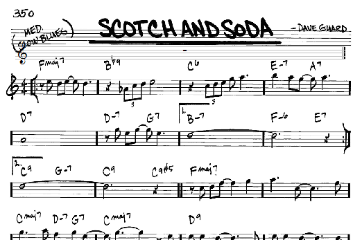 Scotch And Soda (Real Book  Melody & Chords  Eb Instruments) von The Kingston Trio