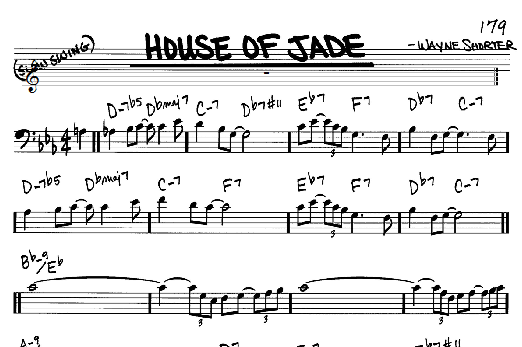 House Of Jade (Real Book  Melody & Chords  Bass Clef Instruments) von Wayne Shorter