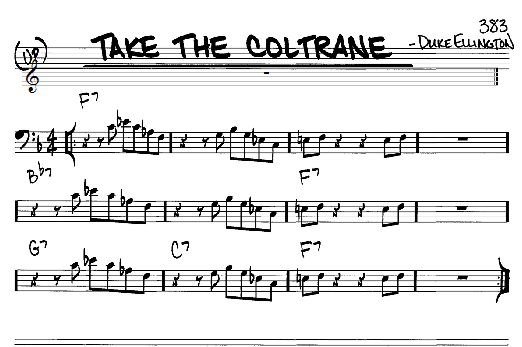 Take The Coltrane (Real Book  Melody & Chords  Bass Clef Instruments) von Duke Ellington