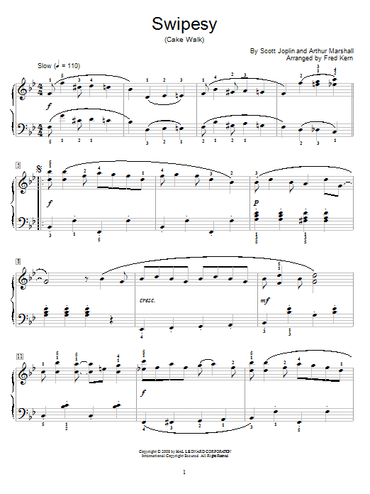 Swipesy (Educational Piano) von Scott Joplin