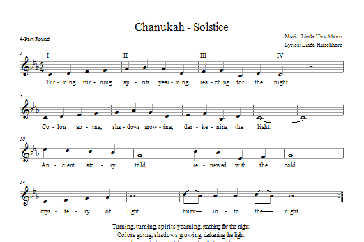 Chanukah - Solstice () von Linda Hirschhorn