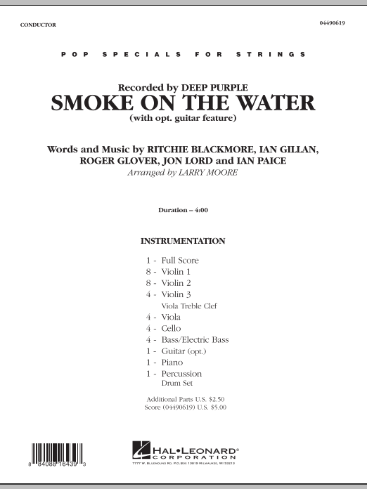 Smoke on the Water - Full Score (Orchestra) von Larry Moore