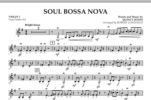 Soul Bossa Nova (Orchestra) von Robert Longfield