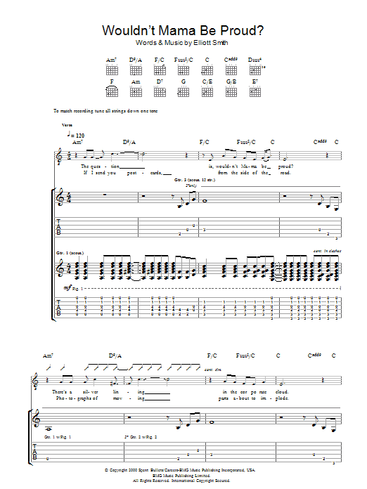 Wouldn't Mama Be Proud? (Guitar Tab) von Elliott Smith