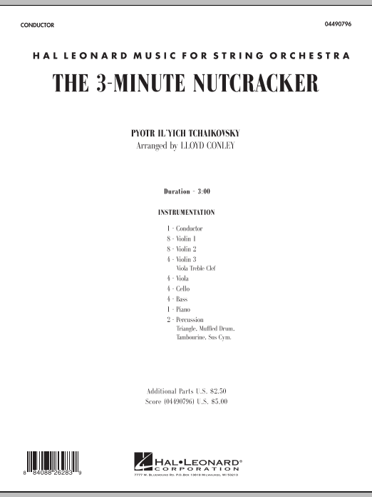 The 3-Minute Nutcracker - Full Score (Orchestra) von Lloyd Conley