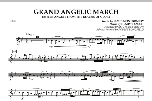 Grand Angelic March - Oboe (Concert Band) von Robert Longfield