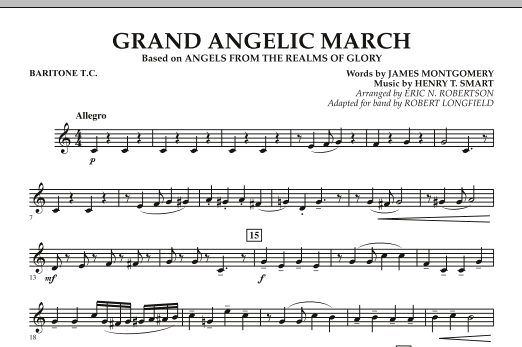 Grand Angelic March - Baritone T.C. (Concert Band) von Robert Longfield