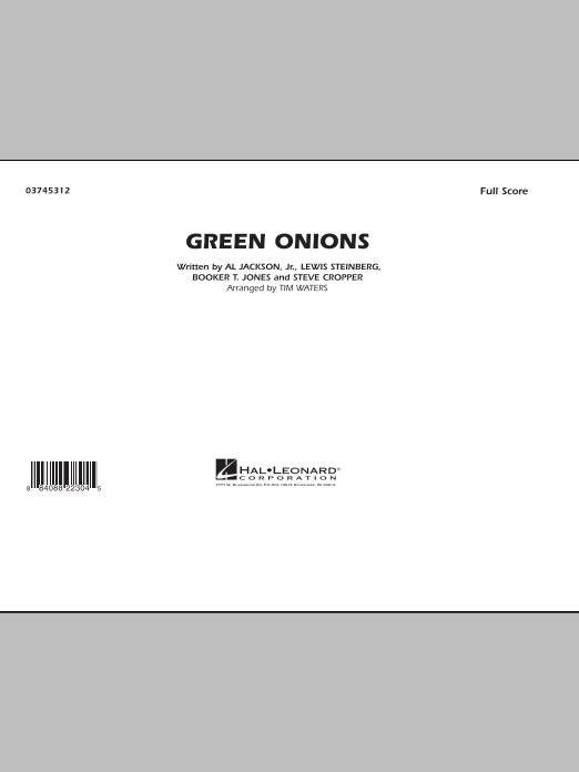 Green Onions - Full Score (Marching Band) von Tim Waters