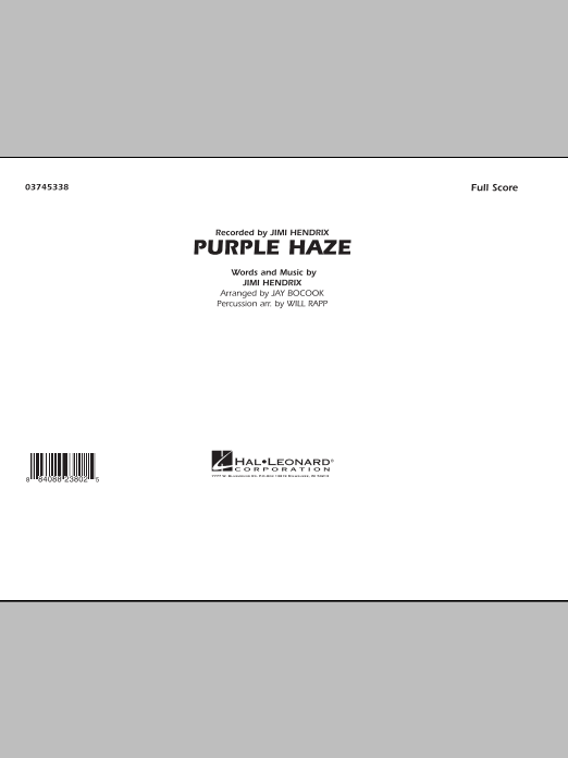 Purple Haze - Full Score (Marching Band) von Jay Bocook