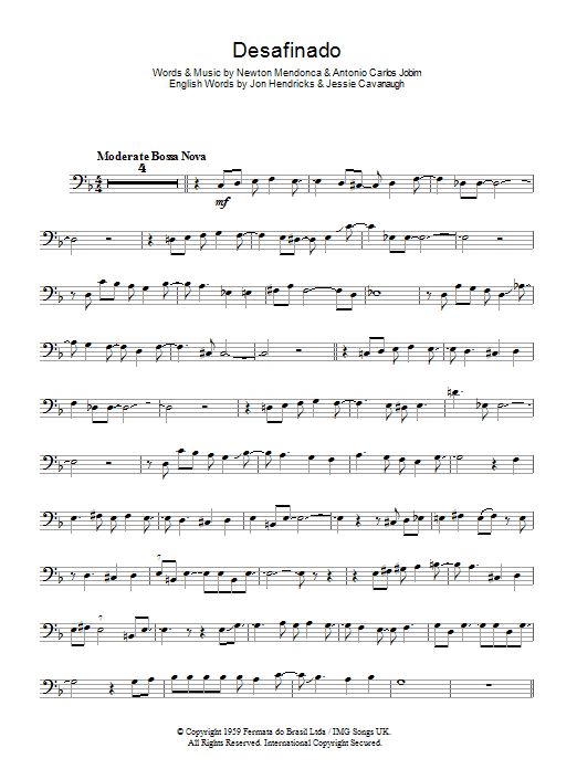 Desafinado (Slightly Out Of Tune) (Trombone Solo) von Antonio Carlos Jobim