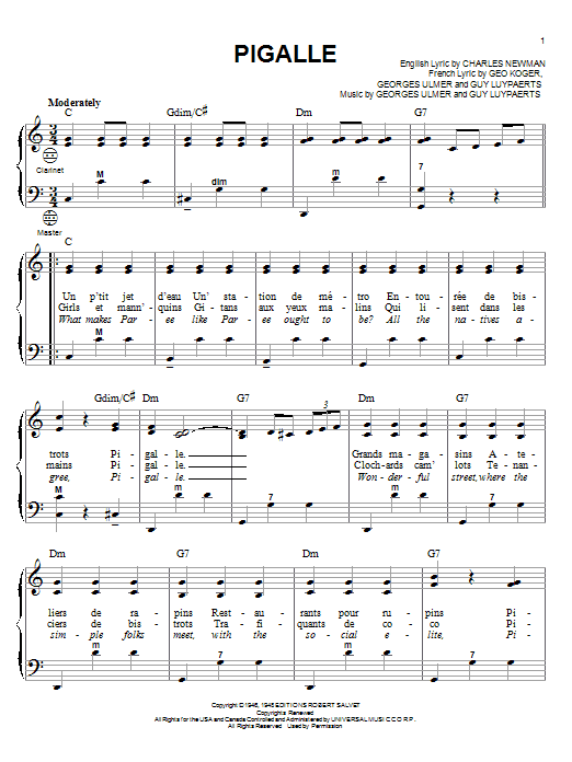 Pigalle (Accordion) von Georges Ulmer