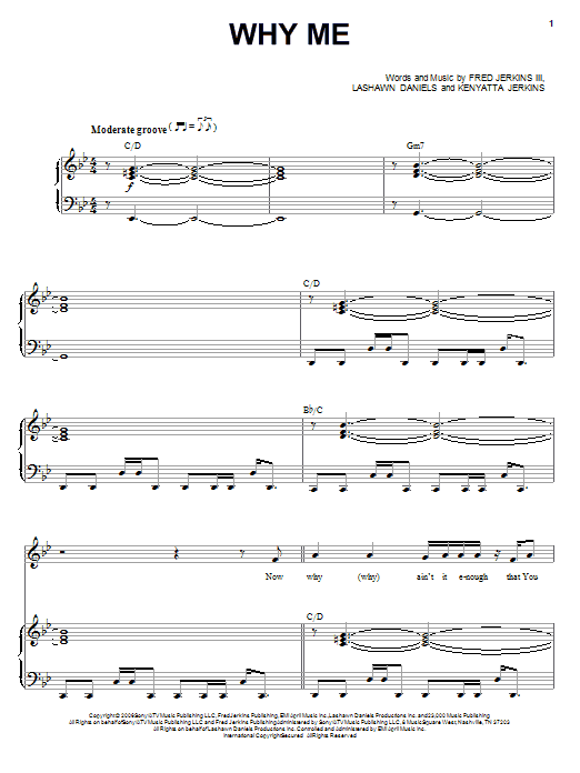 Why Me (Piano, Vocal & Guitar Chords (Right-Hand Melody)) von Kierra 