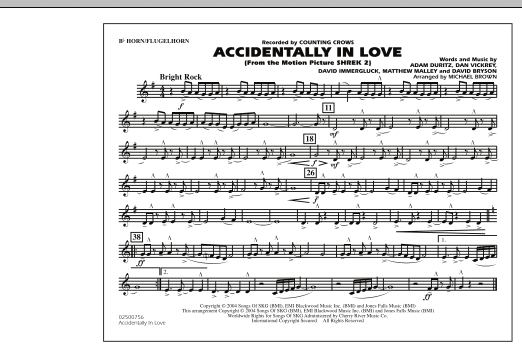 Accidentally In Love - Bb Horn/Flugelhorn (Marching Band) von Michael Brown