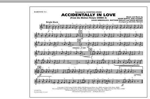 Accidentally In Love - Baritone T.C. (Marching Band) von Michael Brown