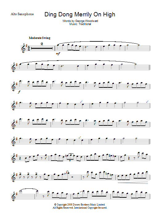 Ding Dong! Merrily On High! (Lead Sheet / Fake Book) von Traditional