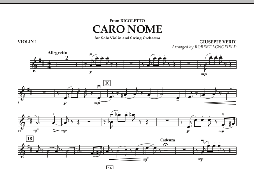 Caro Nome (from 