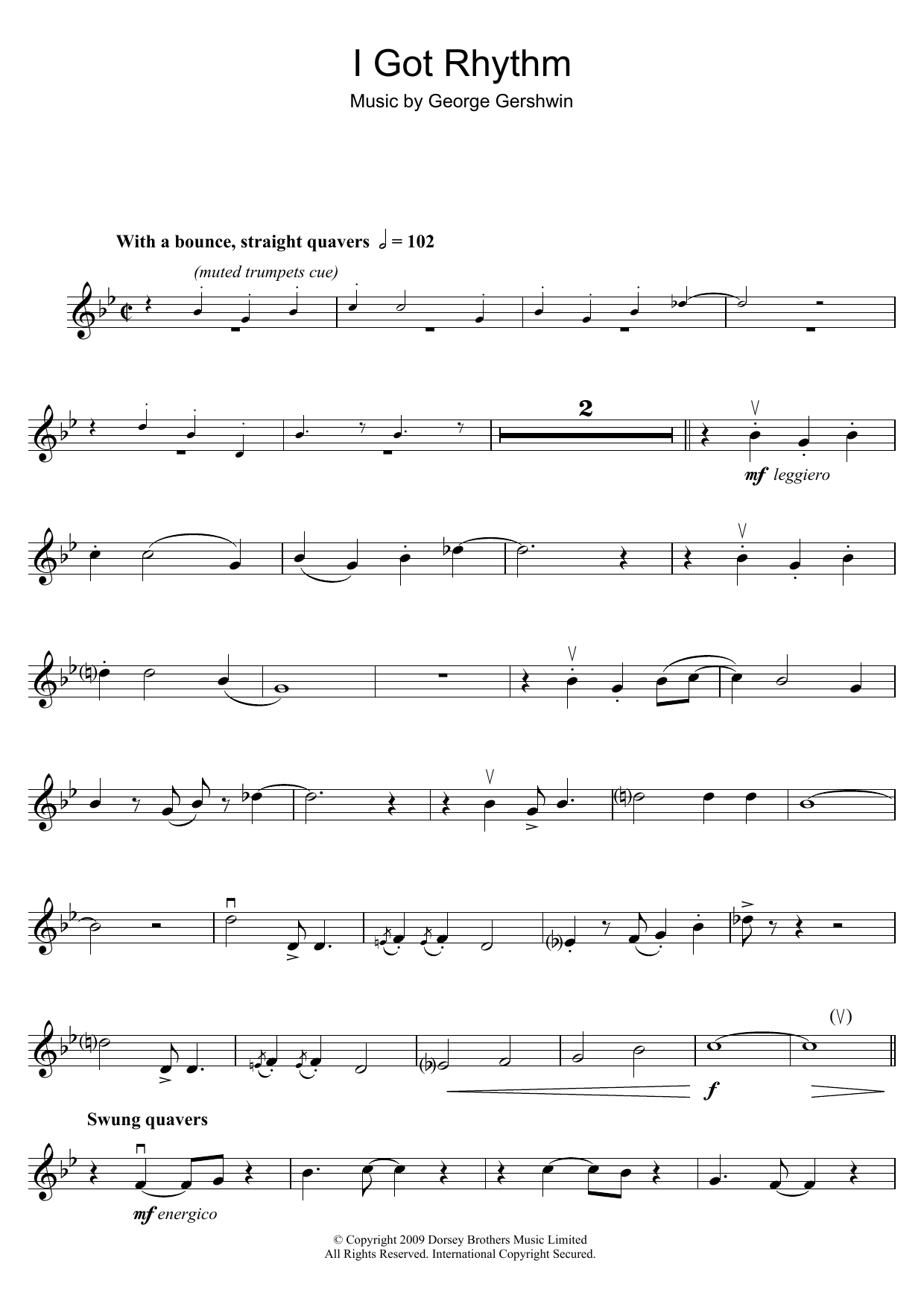 I Got Rhythm (Violin Solo) von George Gershwin
