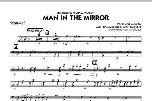 Man In The Mirror - Trombone 3 (Jazz Ensemble) von Paul Jennings