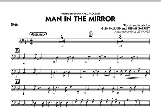 Man In The Mirror - Bass (Jazz Ensemble) von Paul Jennings