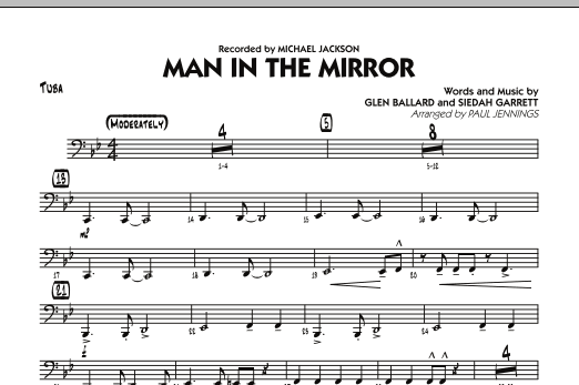 Man In The Mirror - Tuba (Jazz Ensemble) von Paul Jennings