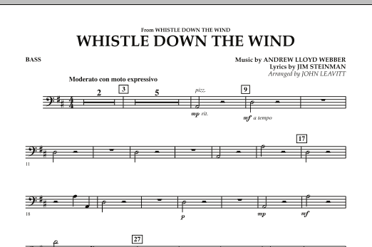 Whistle Down The Wind - String Bass (Orchestra) von John Leavitt